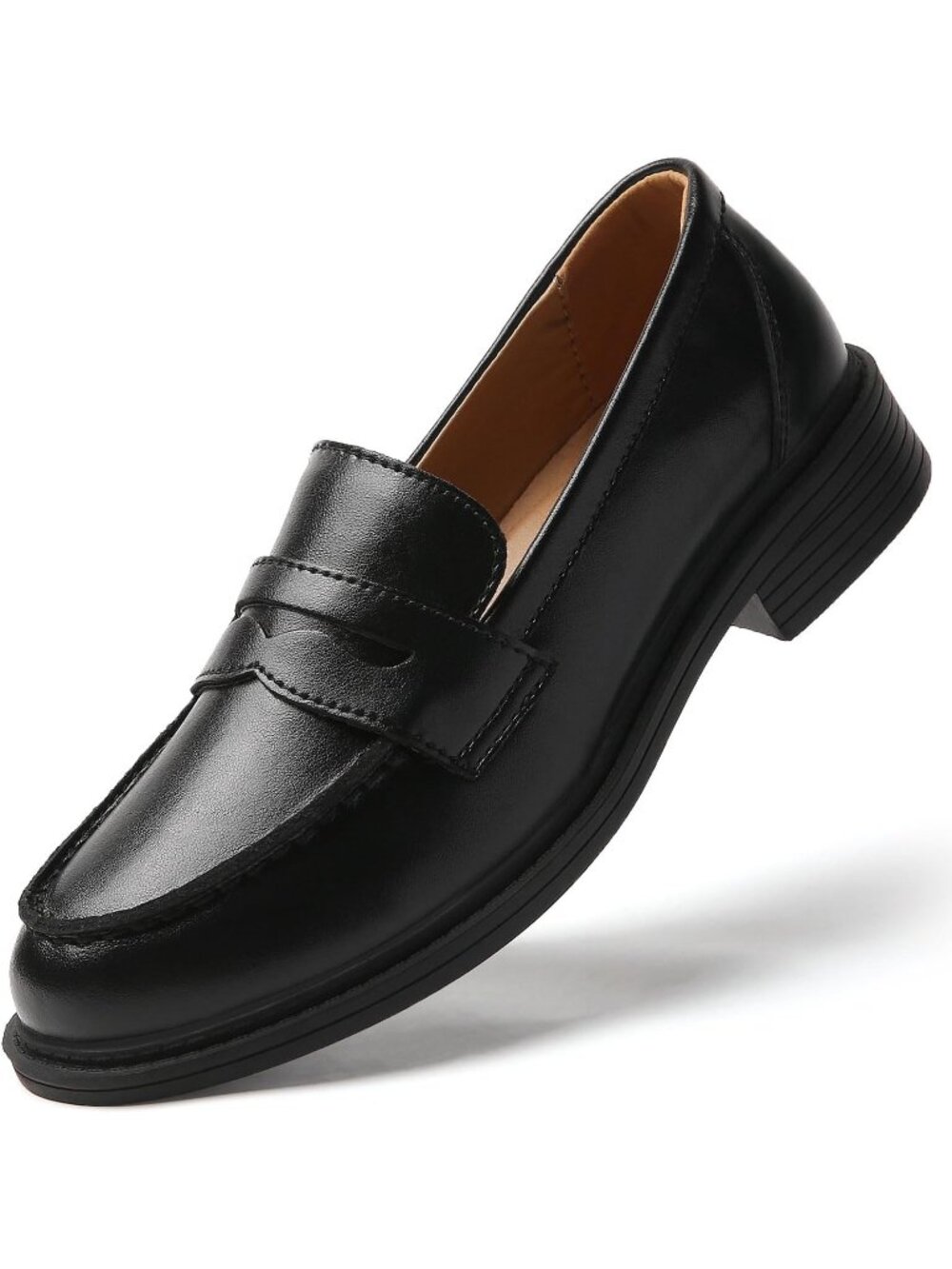 Women's Black Casual Loafers & Slip-Ons Driving Flats Work Elegant Dress Shoes